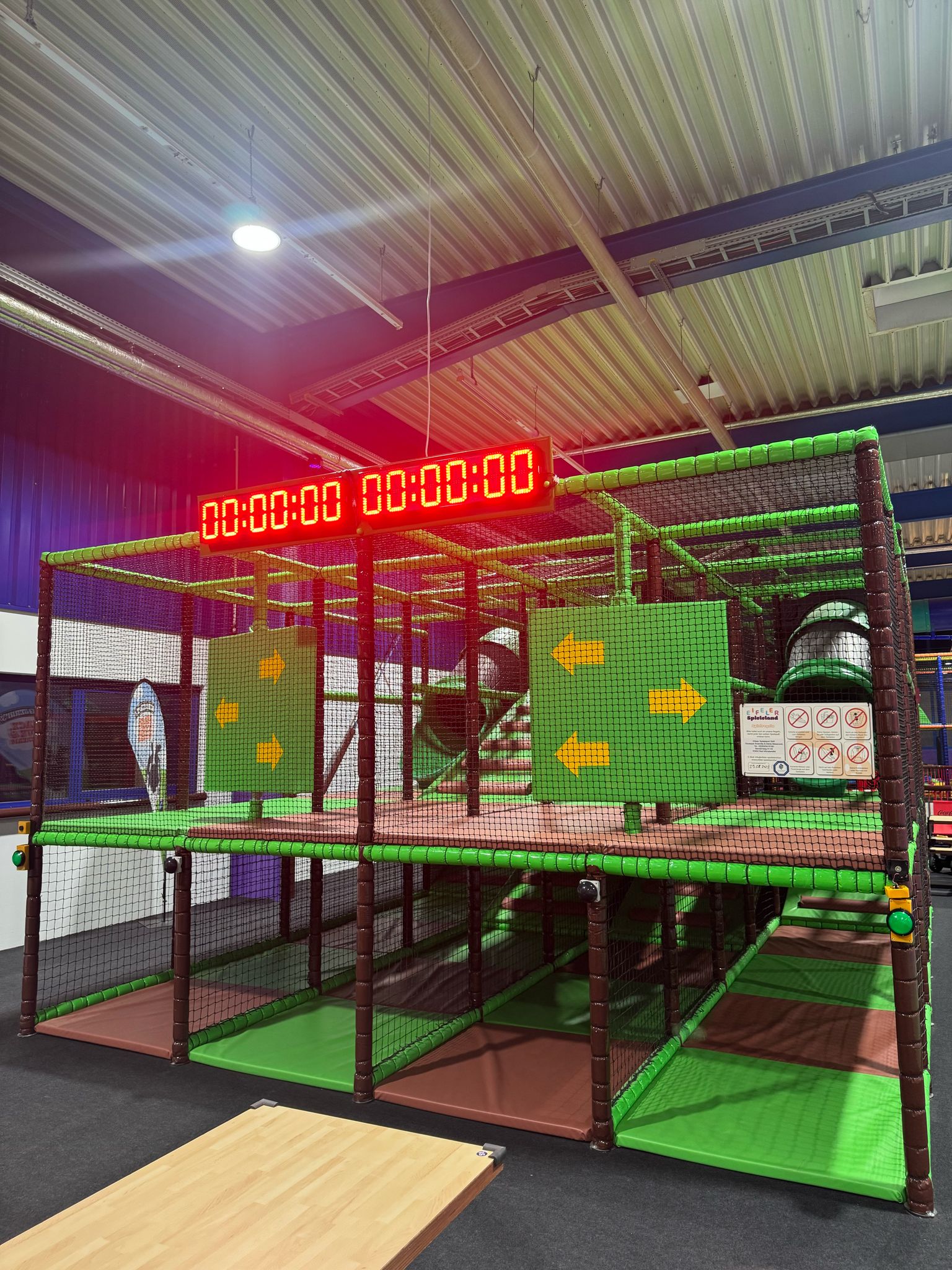 Ninja Parcours im Eifeler Spieleland